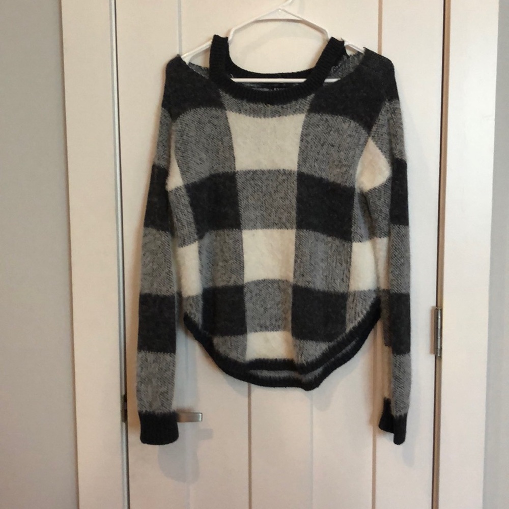 Express cutout sweater